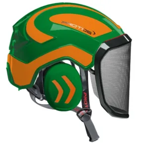 Casque Protos® Integral Arborist Pfanner (vert et orange)